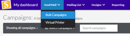 how do you send something through mail